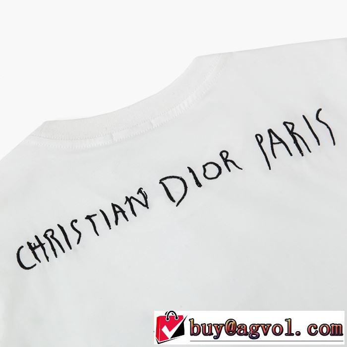 ディオール DIOR きちんと感が抜群 2019年の夏のマスト 半袖Tシャツ クールな印象を引き立て 2色可選