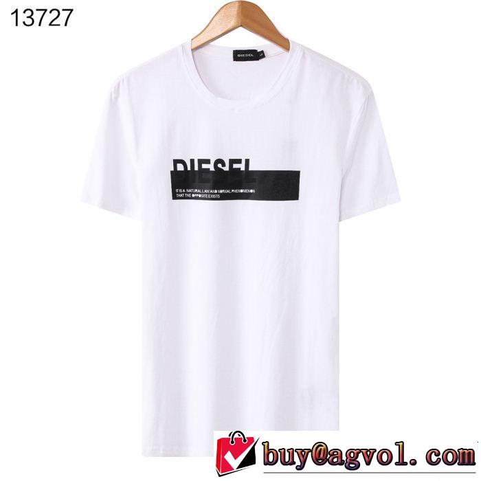 ディーゼル DIESEL 半袖Tシャツ 4色可選 2019春夏も引き続きトレンド きれいめ上品に