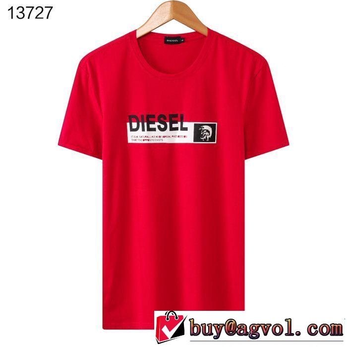 ディーゼル DIESEL 半袖Tシャツ 4色可選 2019春夏も引き続きトレンド きれいめ上品に