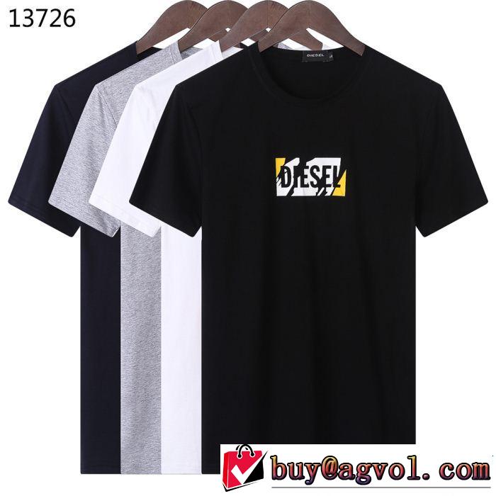 春夏を感じさせる 今季トレンドの限定アイテム ディーゼル DIESEL 半袖Tシャツ 4色可選