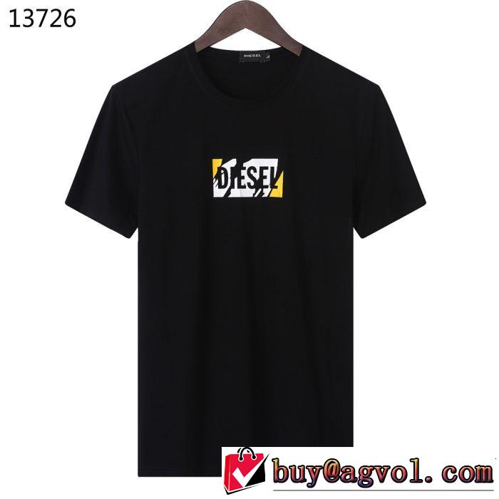 春夏を感じさせる 今季トレンドの限定アイテム ディーゼル DIESEL 半袖Tシャツ 4色可選