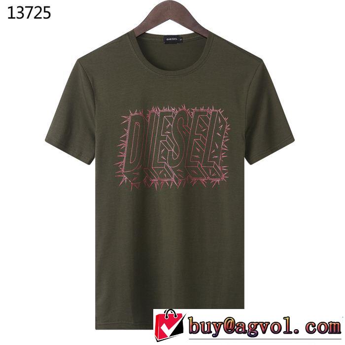 クラシカルな雰囲気 ディーゼル DIESEL 半袖Tシャツ 3色可選 今季流行りの人気新作