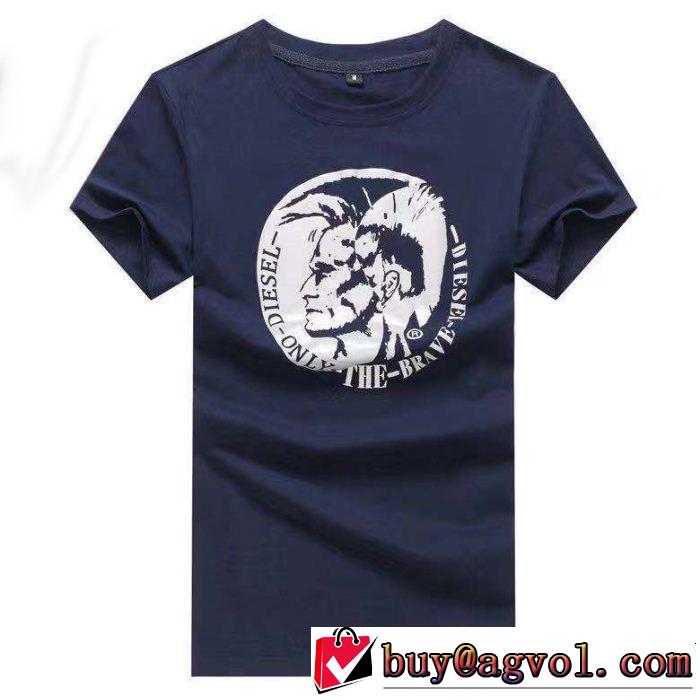 ディーゼル DIESEL 半袖Tシャツ 4色可選 清涼感とカジュアルスタイル 鮮度が手に入る