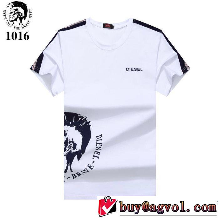 季節感をプラス人気商品 大人の可愛さを引き立て ディーゼル DIESEL 半袖Tシャツ 4色可選