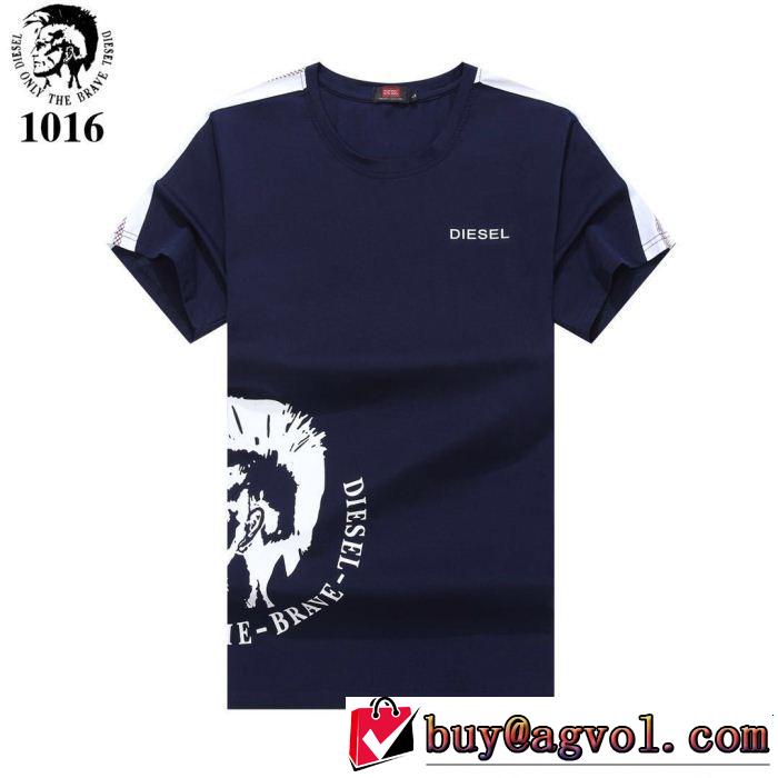 季節感をプラス人気商品 大人の可愛さを引き立て ディーゼル DIESEL 半袖Tシャツ 4色可選
