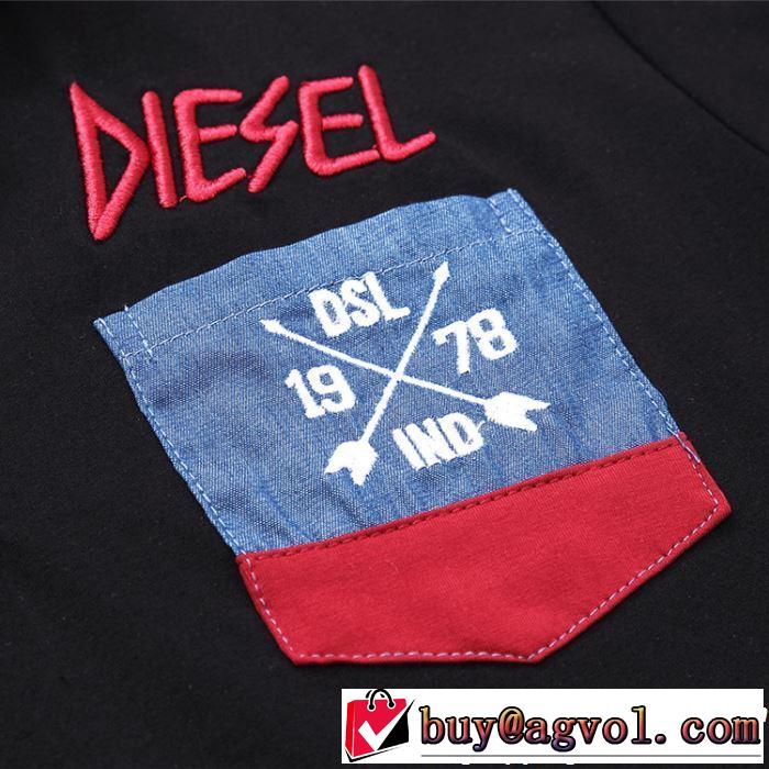 ディーゼル DIESEL 半袖Tシャツ 4色可選 2019年春夏のトレンドアイテム クラシカルな雰囲気