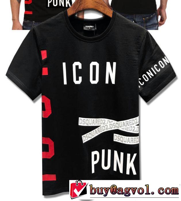 2019年の春夏に着たい ディースクエアード DSQUARED2 透け感優しいTシャツ/ティーシャツ 2色可選