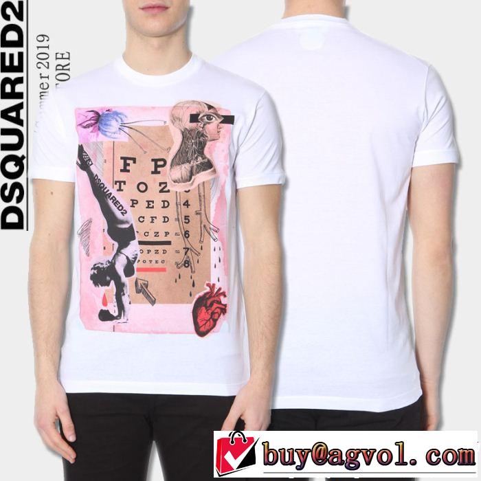  カジュアルさ  Tシャツ/ティーシャツ 爽やかさ 2色可選 ディースクエアード DSQUARED2 サラサラの着心地 