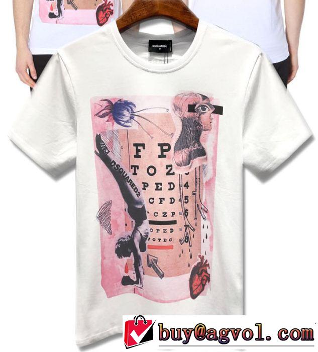 カジュアルさ  Tシャツ/ティーシャツ 爽やかさ 2色可選 ディースクエアード DSQUARED2 サラサラの着心地