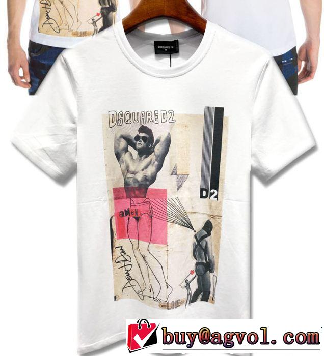 DSQUARED2 抜け感スゴイ ディースクエアード  Tシャツ/ティーシャツ今っぽいトレンド  2色可選