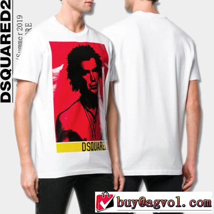  カジュアルさ  サラサラの着心地 Tシャツ/ティーシャツ 2色可選 ディースクエアード DSQUARED2