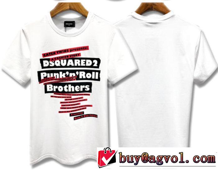 今っぽいトレンド  2色可選 Tシャツ/ティーシャツ ディースクエアード夏っぽさ新作アイテム DSQUARED2