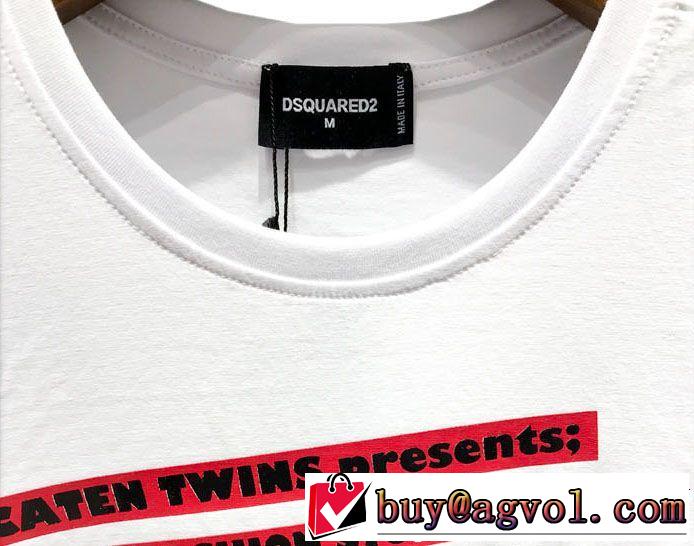今っぽいトレンド  2色可選 Tシャツ/ティーシャツ ディースクエアード夏っぽさ新作アイテム DSQUARED2