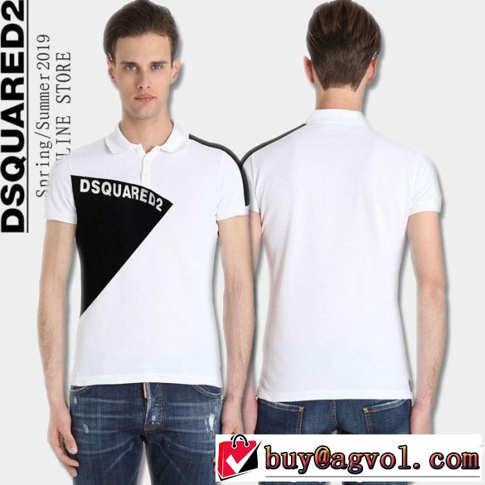 3色可選 好印象な上品スタイル  DSQUARED2 Tシャツ/ティーシャツ る春夏おすすめの人気商品 ディースクエアード