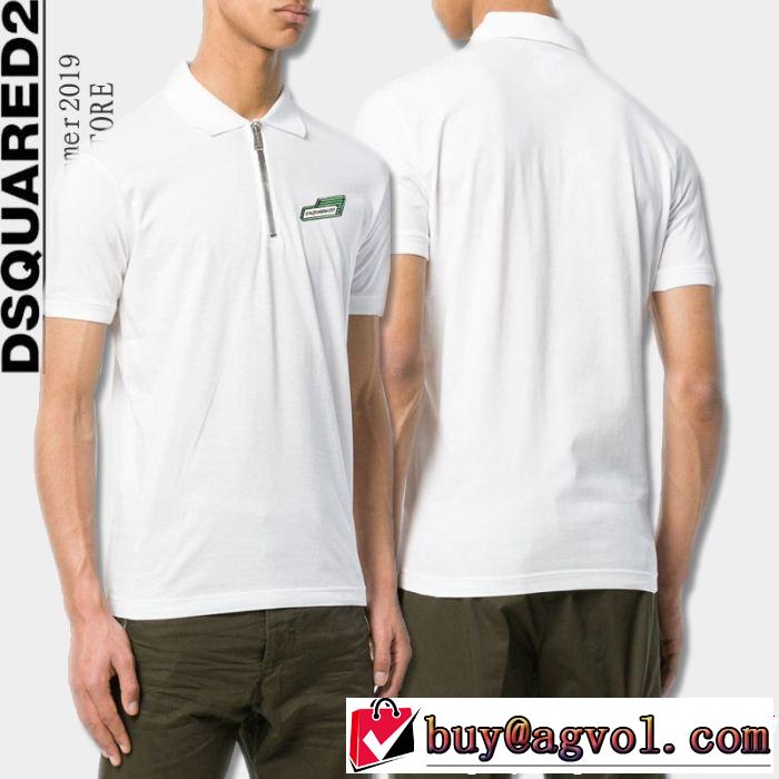 Tシャツ/ティーシャツ 2色可選 爽やかすぎない大人の印象に ディースクエアード DSQUARED2 軽やかな素材感