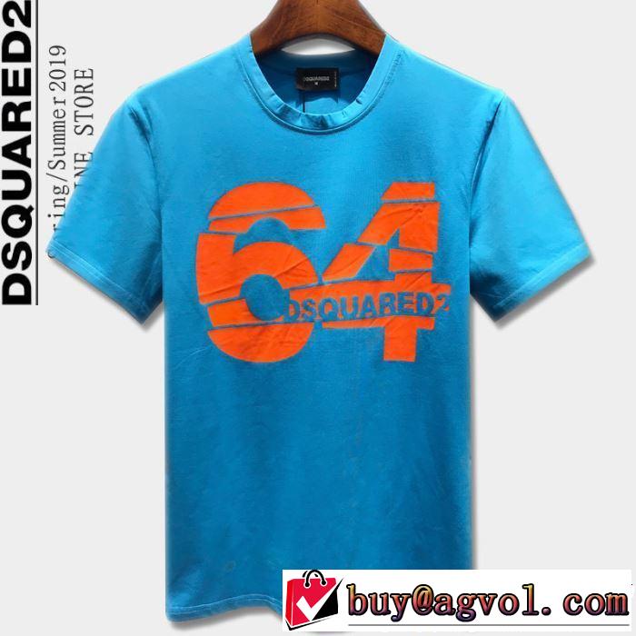 ディースクエアード DSQUARED2 Tシャツ/ティーシャツ 3色可選 2019春夏のトレンド新商品 きれいめ上品に