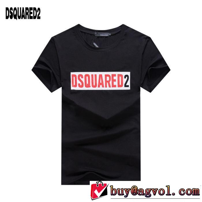 2019春夏も引き続き人気セール クラシカルな雰囲気 ディースクエアード DSQUARED2 Tシャツ/ティーシャツ 2色可選