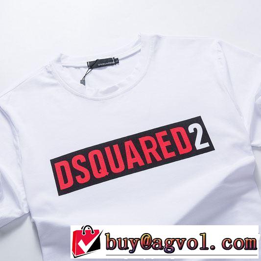 2019春夏も引き続き人気セール クラシカルな雰囲気 ディースクエアード DSQUARED2 Tシャツ/ティーシャツ 2色可選