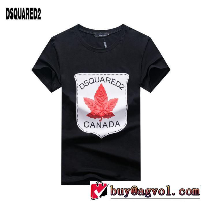 こなれ感を引き立たせ ディースクエアード DSQUARED2 Tシャツ/ティーシャツ 2色可選 2019春夏人気トレンドアイテム