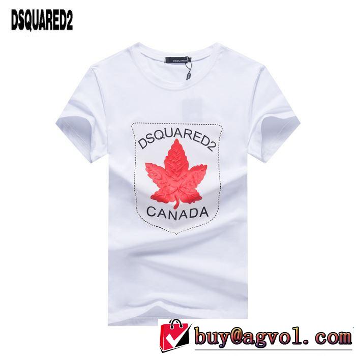 こなれ感を引き立たせ ディースクエアード DSQUARED2 Tシャツ/ティーシャツ 2色可選 2019春夏人気トレンドアイテム