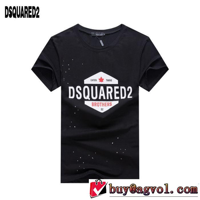 ディースクエアード DSQUARED2 Tシャツ/ティーシャツ 2色可選 2019即旬な装いに シンプルながら切れ味のいい