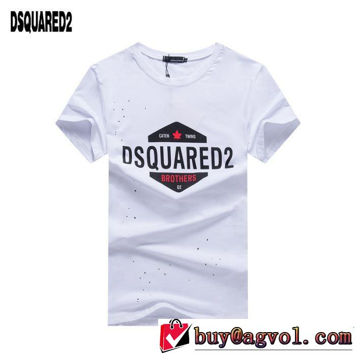 ディースクエアード DSQUARED2 Tシャツ/ティーシャツ 2色可選 2019即旬な装いに シンプルながら切れ味のいい