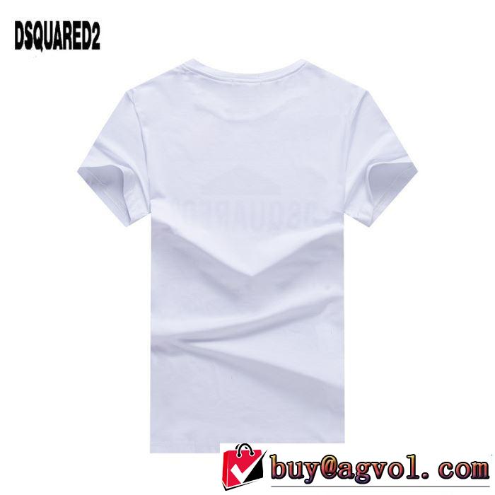 ディースクエアード DSQUARED2 Tシャツ/ティーシャツ 2色可選 2019即旬な装いに シンプルながら切れ味のいい