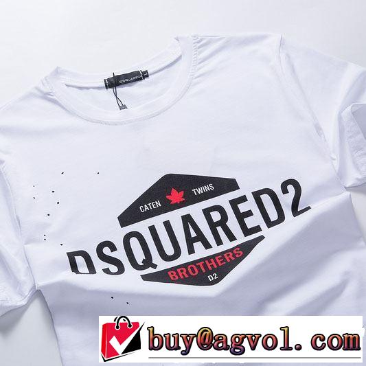 ディースクエアード DSQUARED2 Tシャツ/ティーシャツ 2色可選 2019即旬な装いに シンプルながら切れ味のいい