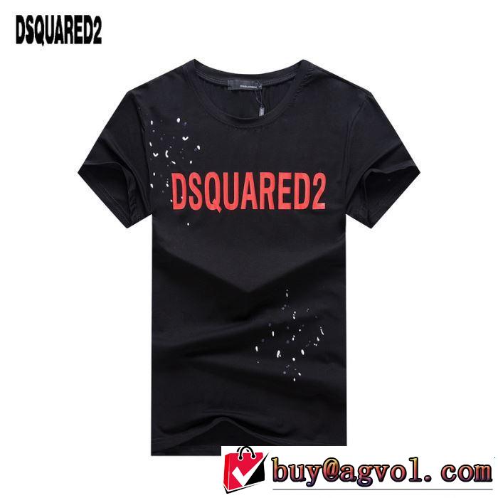 DSQUARED2 Tシャツ/ティーシャツ 2色可選 2019年の夏のマスト グッと大人っぽい印象に ディースクエアード