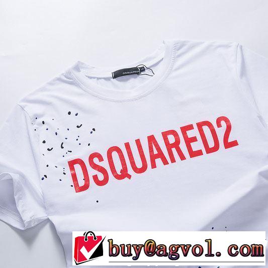 DSQUARED2 Tシャツ/ティーシャツ 2色可選 2019年の夏のマスト グッと大人っぽい印象に ディースクエアード