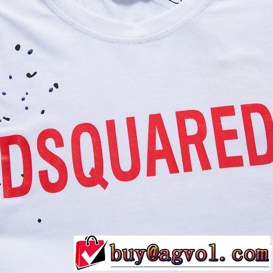 DSQUARED2 Tシャツ/ティーシャツ 2色可選 2019年の夏のマスト グッと大人っぽい印象に ディースクエアード