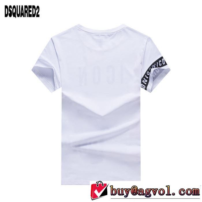 Tシャツ/ティーシャツ 2色可選 2019年春夏シーズンの人気 カジュアルを一歩大人に ディースクエアード DSQUARED2