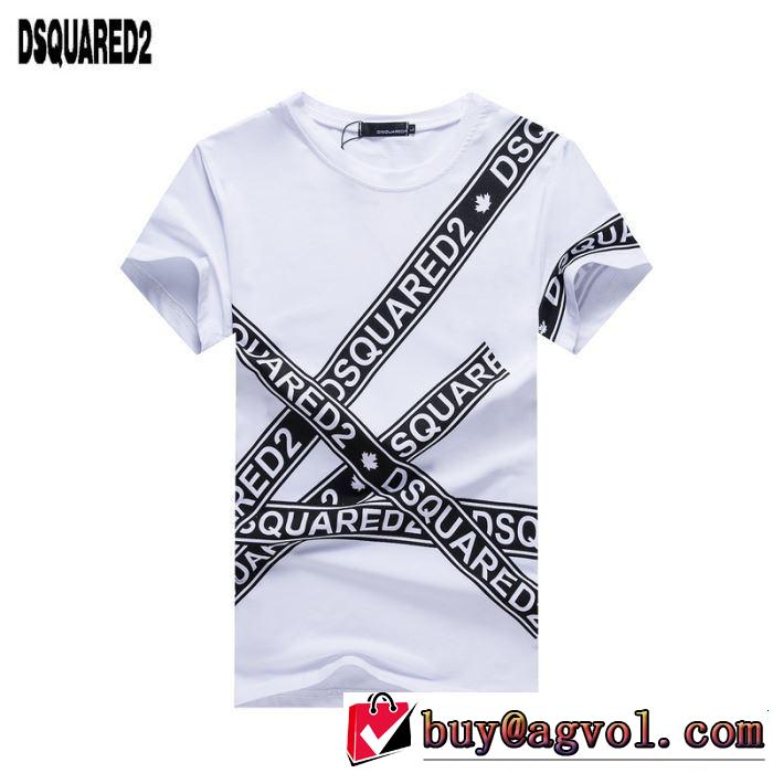 2色可選 2019年春夏のトレンドアイテム きれいめ派に上質 ディースクエアード DSQUARED2 Tシャツ/ティーシャツ