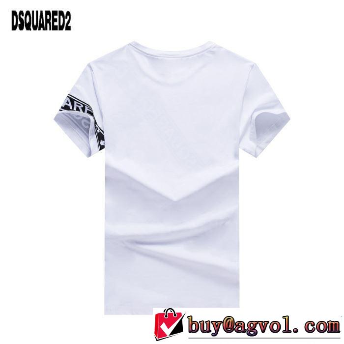 2色可選 2019年春夏のトレンドアイテム きれいめ派に上質 ディースクエアード DSQUARED2 Tシャツ/ティーシャツ
