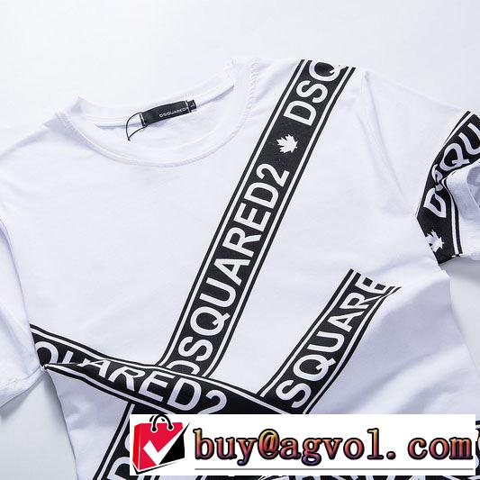 2色可選 2019年春夏のトレンドアイテム きれいめ派に上質 ディースクエアード DSQUARED2 Tシャツ/ティーシャツ