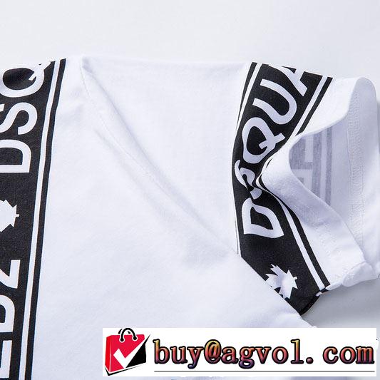 2色可選 2019年春夏のトレンドアイテム きれいめ派に上質 ディースクエアード DSQUARED2 Tシャツ/ティーシャツ