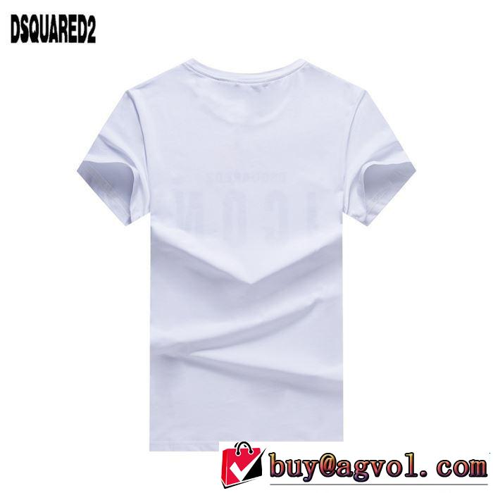 2019年春夏流行ファッション きちんと感が抜群 ディースクエアード DSQUARED2 Tシャツ/ティーシャツ 2色可選