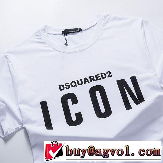 2019年春夏流行ファッション きちんと感が抜群 ディースクエアード DSQUARED2 Tシャツ/ティーシャツ 2色可選