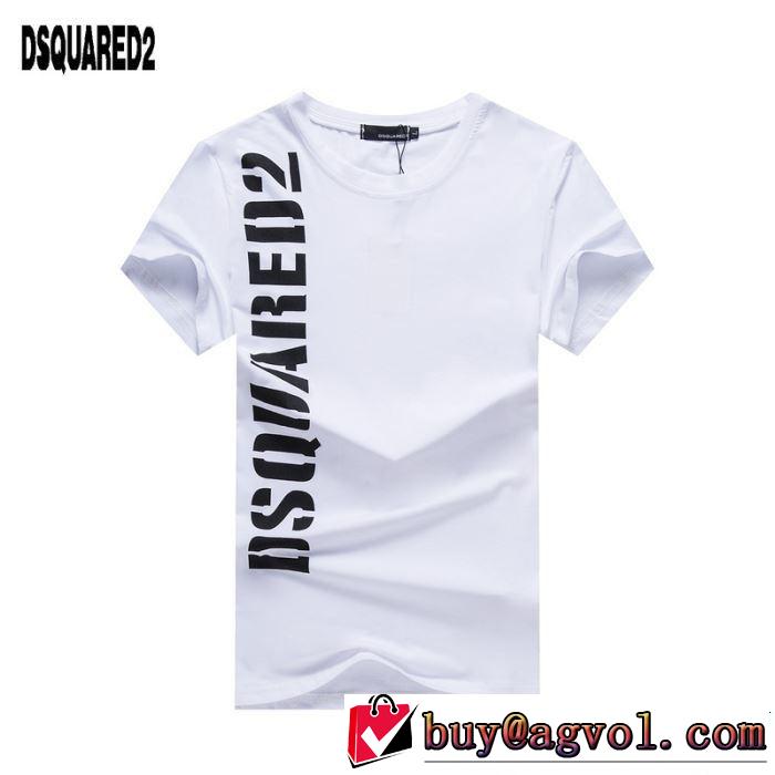 2019年夏の一押しファッションアイテム ディースクエアード DSQUARED2 Tシャツ/ティーシャツ 2色可選