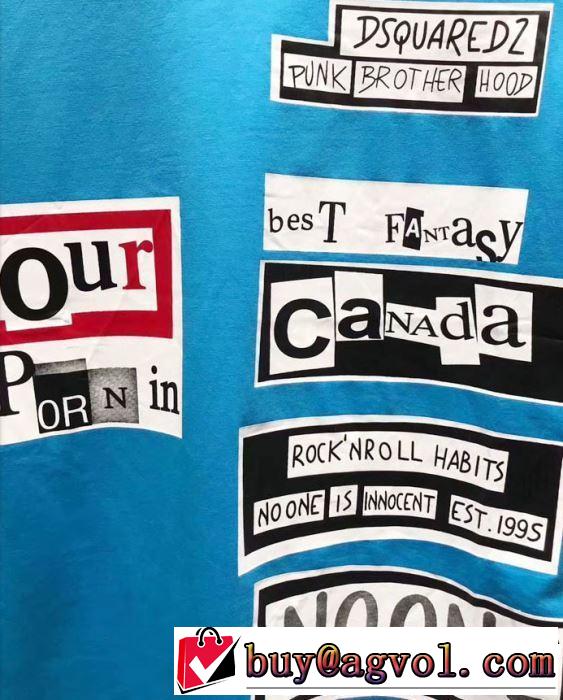 Tシャツ/ティーシャツ 3色可選 2019夏ファション新品 きちんと感をプラス ディースクエアード DSQUARED2