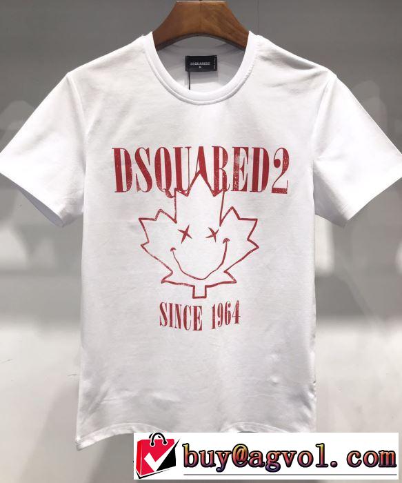 ディースクエアード DSQUARED2  2019年春夏のトレンドアイテム 半袖Tシャツ ぜひ今年のトレンドをチェック 2色可選