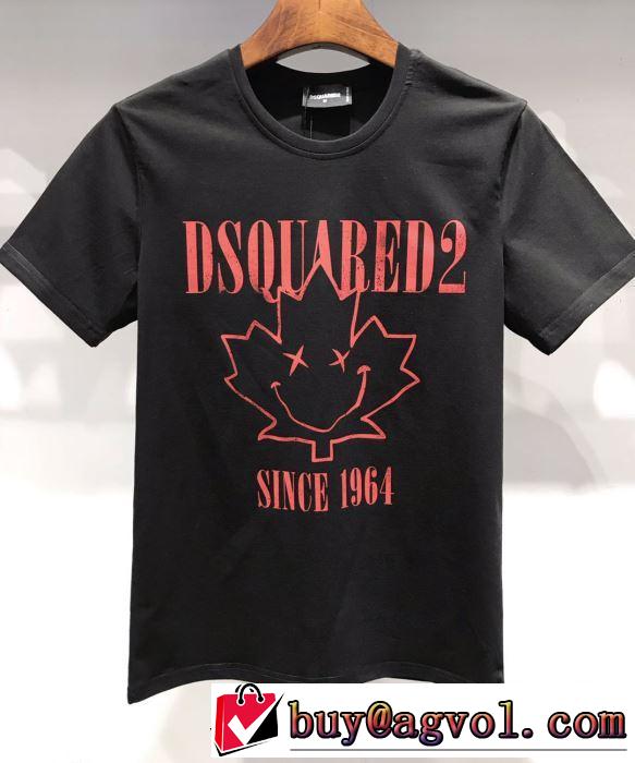 ディースクエアード DSQUARED2  2019年春夏のトレンドアイテム 半袖Tシャツ ぜひ今年のトレンドをチェック 2色可選