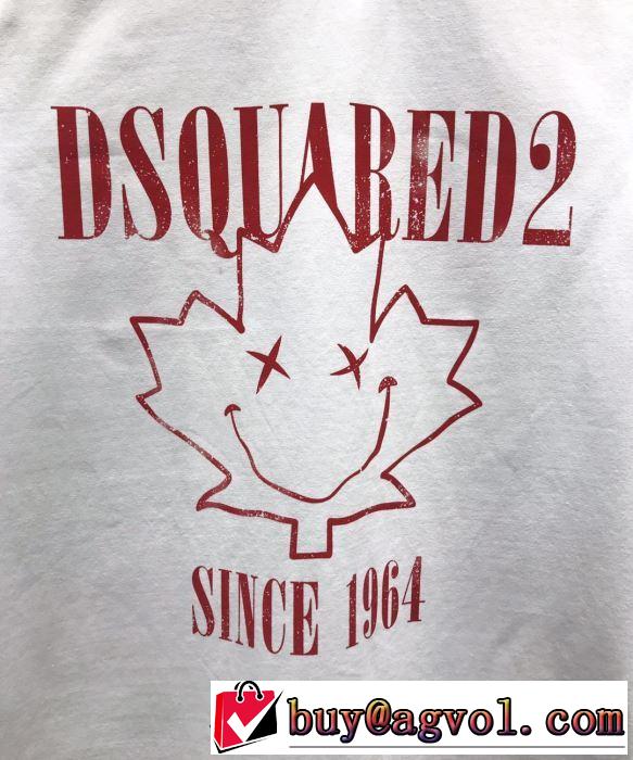 ディースクエアード DSQUARED2  2019年春夏のトレンドアイテム 半袖Tシャツ ぜひ今年のトレンドをチェック 2色可選