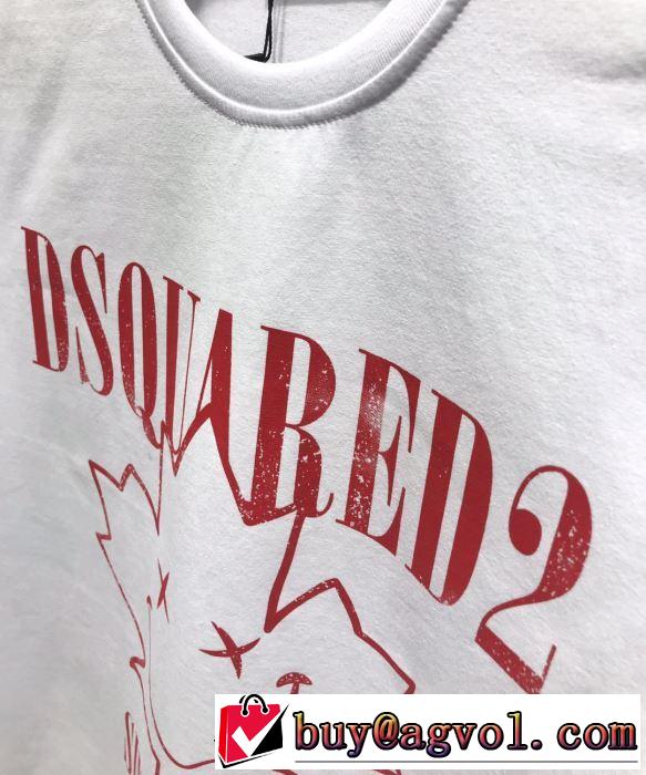 ディースクエアード DSQUARED2  2019年春夏のトレンドアイテム 半袖Tシャツ ぜひ今年のトレンドをチェック 2色可選
