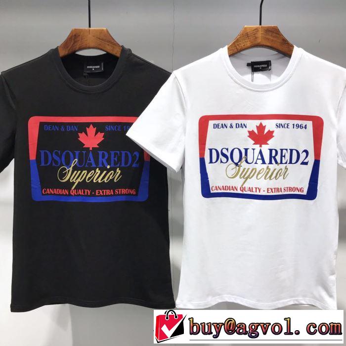 トレンド感があって涼しげ 半袖Tシャツ 2色可選 ディースクエアード DSQUARED2 2019年夏の一押しファッションアイテム