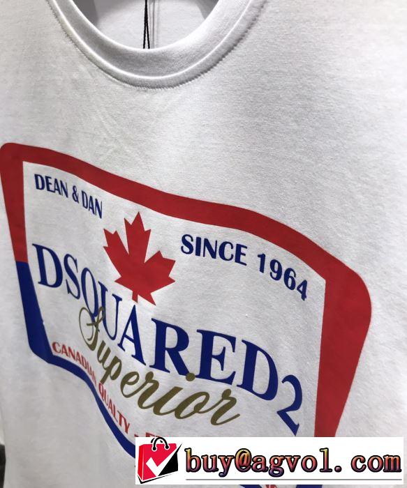 トレンド感があって涼しげ 半袖Tシャツ 2色可選 ディースクエアード DSQUARED2 2019年夏の一押しファッションアイテム