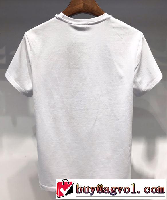 半袖Tシャツ 夏の大人カジュアルスタイル  2色可選 2019年最新ファッション ディースクエアード DSQUARED2 スタイルアップ効果