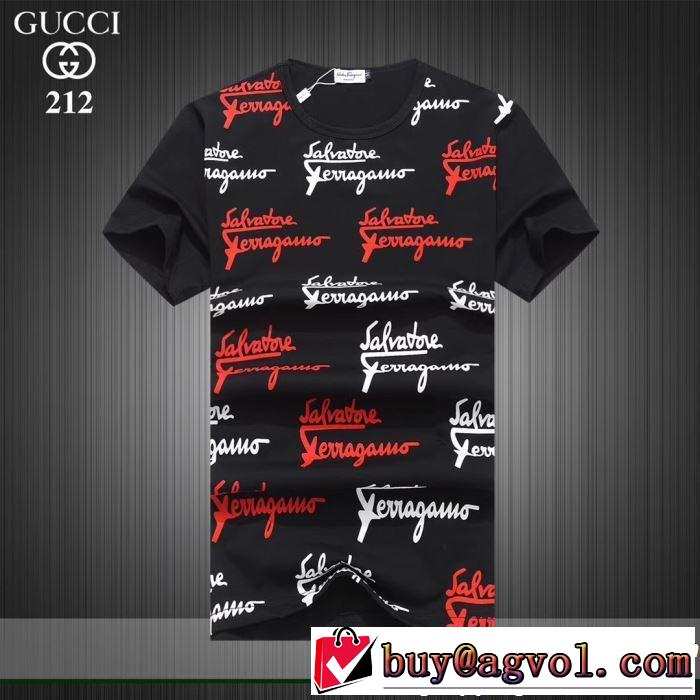 FERRAGAMO サルヴァトーレフェラガモ 半袖Tシャツ 3色可選 【2019年】夏のファッション 今流行のストリート上品