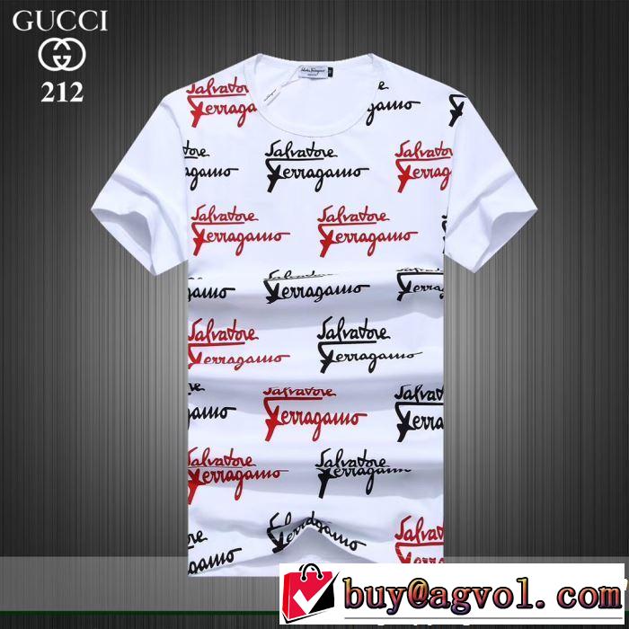 FERRAGAMO サルヴァトーレフェラガモ 半袖Tシャツ 3色可選 【2019年】夏のファッション 今流行のストリート上品