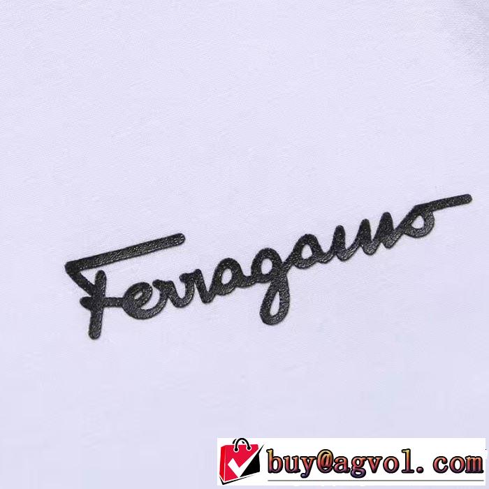 最も目立ったブランド新品 2019春夏の大注目トレンド FERRAGAMO サルヴァトーレフェラガモ 半袖Tシャツ 3色可選